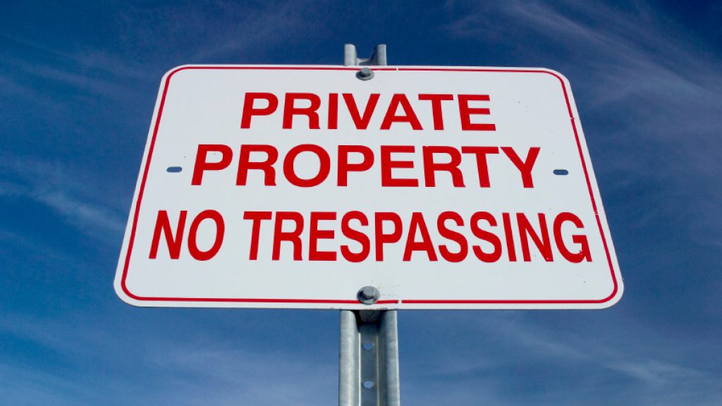 No Trespassing Signs