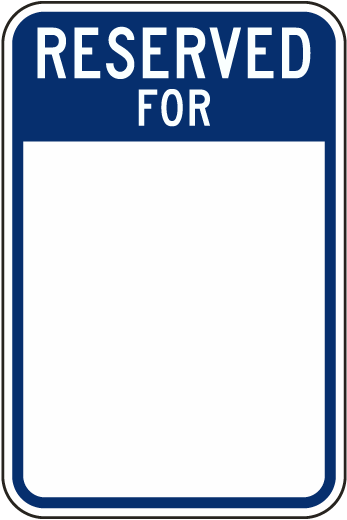 PERSONALIZED BUSINESS LOGO PARKING SIGN QUALITY ALUMINUM NO RUST HIQuality R#455 