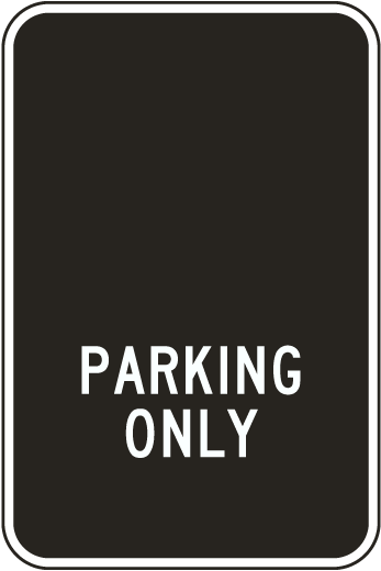 Customer Parking Only CGSignLab Basic Gray Premium Brushed Aluminum Sign 8x3 