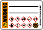 Write-On Warning GHS Secondary Biohazard Label 