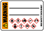 Write-On Warning GHS Secondary Label 