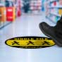 Single File Floor Signs