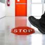 Stop Floor Sign