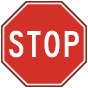 Stop Floor Sign