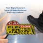 Caution Electric Shock Hazard Floor Sign
