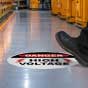 Danger High Voltage Floor Sign