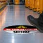 Danger High Voltage Floor Sign