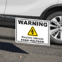 Warning Electric Vehicle High Voltage Sign