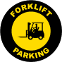 Forklift Parking Floor Sign