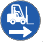 Forklift Floor Sign