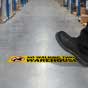 No Walking Thru Warehouse Floor Sign