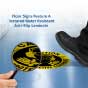 Caution Wear Protective Equipment Floor Sign