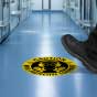 Caution Wear Protective Equipment Floor Sign