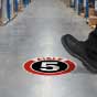 Aisle 5 Floor Sign