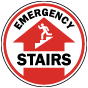 Emergency Stairs Floor Sign