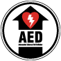 AED Floor Sign