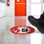 Fire Exit Floor Sign