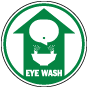 Eye Wash Floor Sign