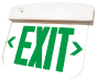 Single-Sided Thermoplastic Edge-lit Exit Sign