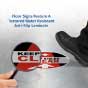 Keep Aisles Clear Floor Sign