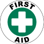 First Aid Floor Sign