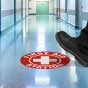 First Aid Station Floor Sign
