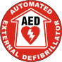 AED Floor Sign