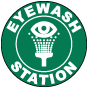 Eye Wash Station Floor Sign