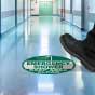 Emergency Shower Keep Area Clear Floor Sign