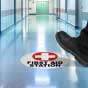 First Aid Station Floor Sign