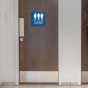 All Gender Restroom Sign with Braille
