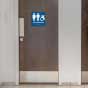 NY Unisex Accessible Restroom Sign with Braille