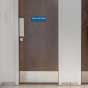 Unisex Restroom Sign with Braille