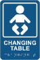 Baby Changing Table Sign