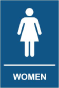 Women Restroom Sign