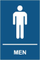 Men Restroom Sign