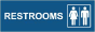 Unisex Restrooms Sign
