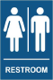 Unisex Restroom Sign