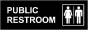 Public Restroom Sign
