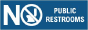 No Public Restrooms Sign