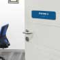Room 2 Sign with Braille