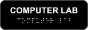 Computer Lab Sign with Braille