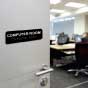 Computer Room Sign with Braille