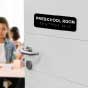 Preschool Room Sign with Braille