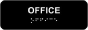 Office with Braille