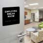 Employee Break Room Sign with Braille