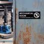 Mechanical Room Authorized Personnel Only Sign