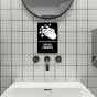 Wash Hands Sign with Braille