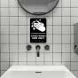 Hand Wash Sink Only Sign with Braille