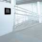 Exit Ramp Down Sign with Braille 